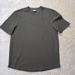 Zara Men's Olive Green T-Shirt